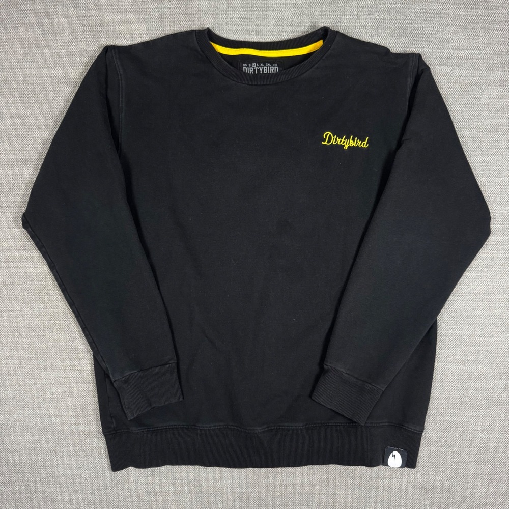 Dirtybird Records Sweatshirt Mens Medium Black EDM Techno Crewneck Pullover - Picture 2 of 7